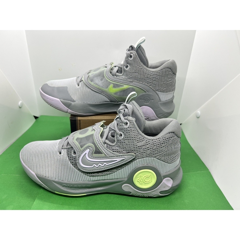 Nike KD Trey 5 X Low Particle Grey Lilac Mens Size 8 Sneakers DD9538-012